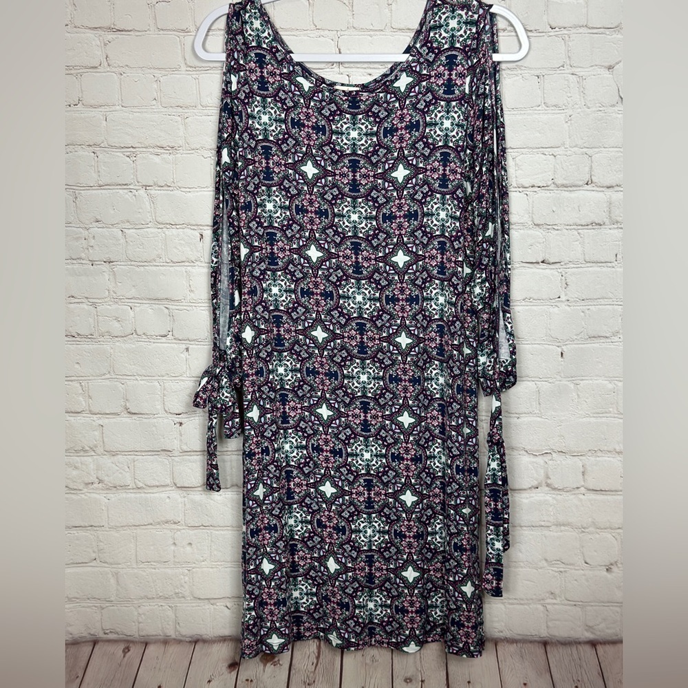 Pixley Stitch Fix Wanita Shift Dress open long sleeve, sz S, NWT‎